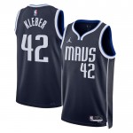 Maillot NBA Dallas Mavericks Maximilian Kleber 42 Jordan 2022-23 Statement Edition Navy Swingman - Homme